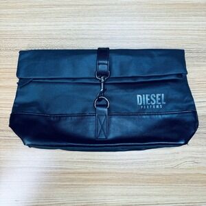 DIESEL‎ Parfums Black Zip Bag Toiletry Makeup Cosmetics Travel